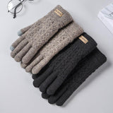 Men's Gloves Keep Fingers Warm In Winter - Nioor