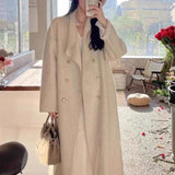 Women's Graceful And Fashionable Double-sided Wool Overcoat - Nioor