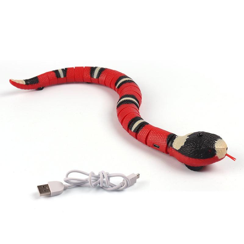 Smart Sensing Interactive Cat Toys Automatic Eletronic Snake Cat Teasering Play USB Rechargeable Kitten Toys For Cats Dogs Pet - Nioor