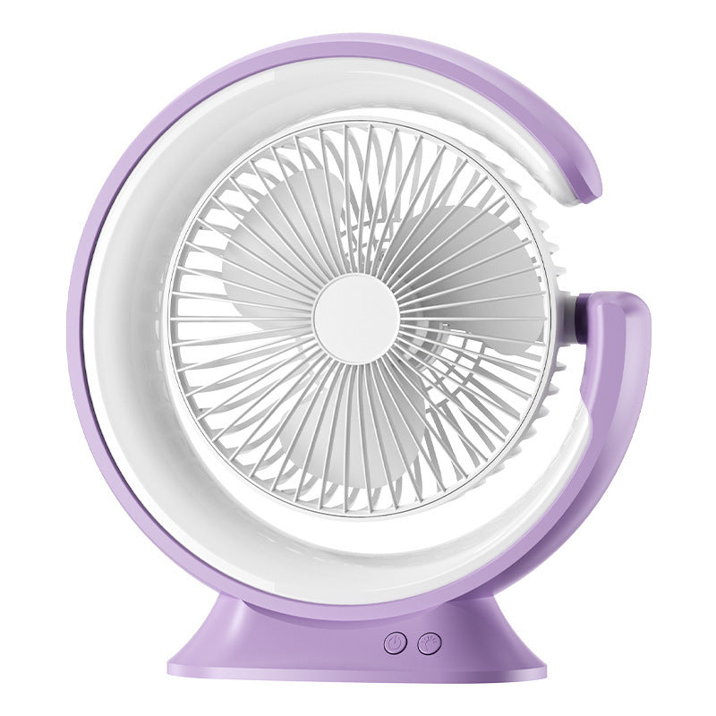 Mute Portable With Light Little Fan