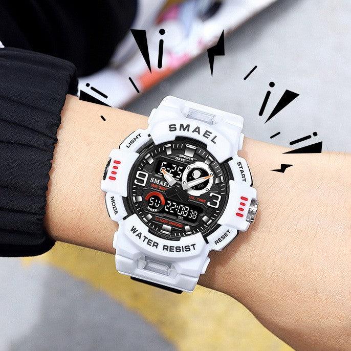 Multi-functional Waterproof Watch For Male And Female Students - Nioor