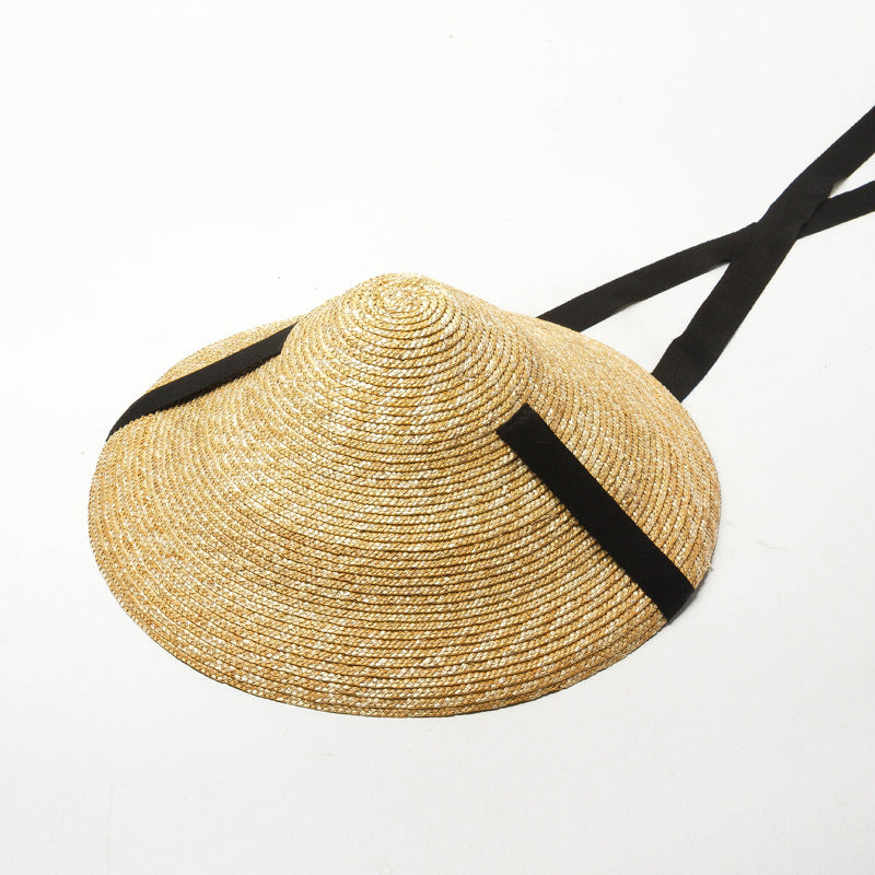 Europe And The United States New Strappy Straw Hat Outdoor Shade