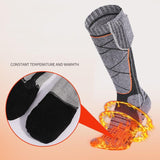 Remote Control Heating Socks Charging Heating Foot Warming Artifact Long Tube - Nioor