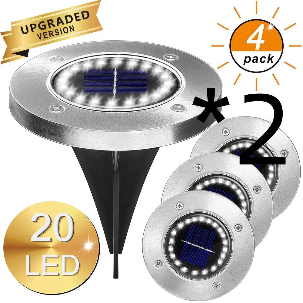 8LED Waterproof Solar Powered Garden Lights - Nioor