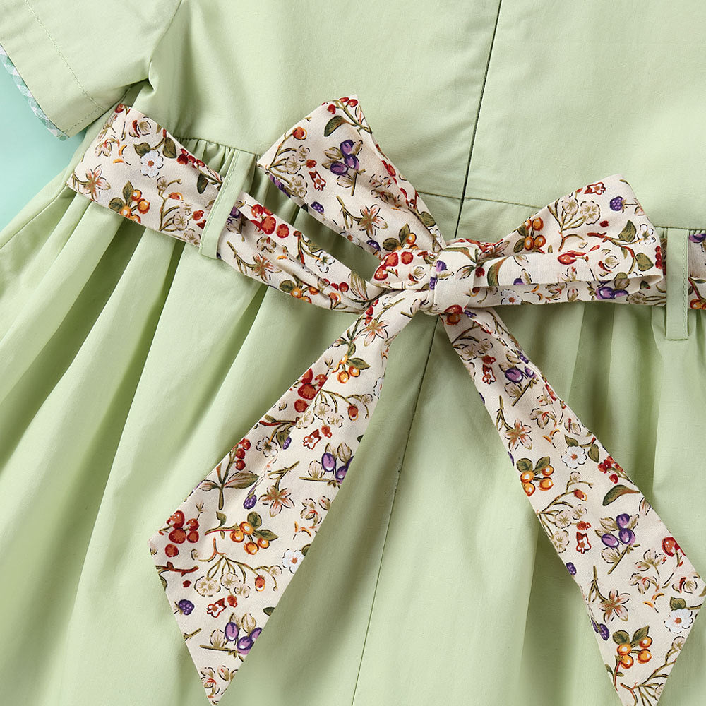 Spring Girl Baby Pastoral Floral Dress