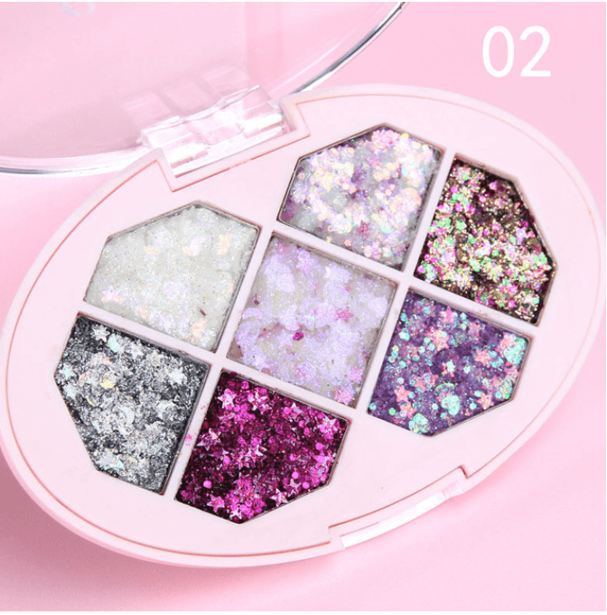 Face Jewels Eyeshadow Shimmer Pigment Body Face Eye Glitter Sequin Gel Cream Eye Shiny Skin Face Festival Cosmetic Glitter - Nioor