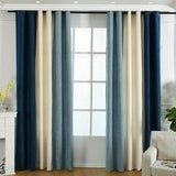 Factory direct stitching simple solid chenille curtain high shading curtain finished living room bedroom curtains - Nioor