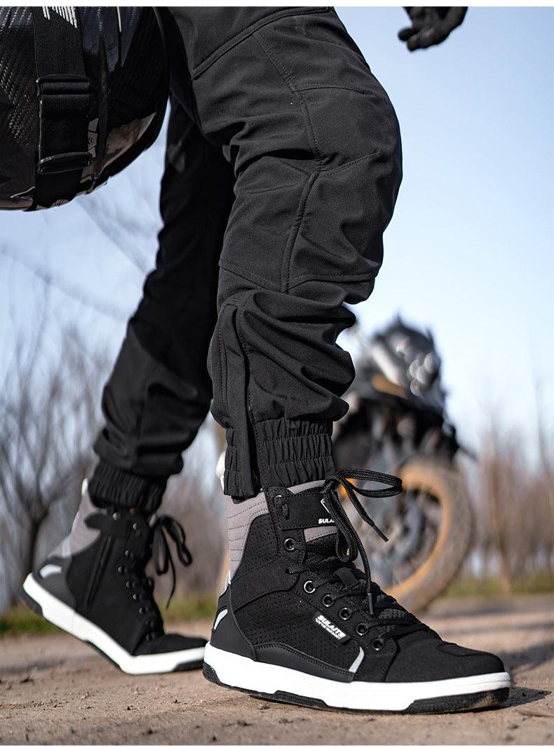 Motorcycle Boots Summer Breathable Drop-resistant Parkour Shoes - Nioor