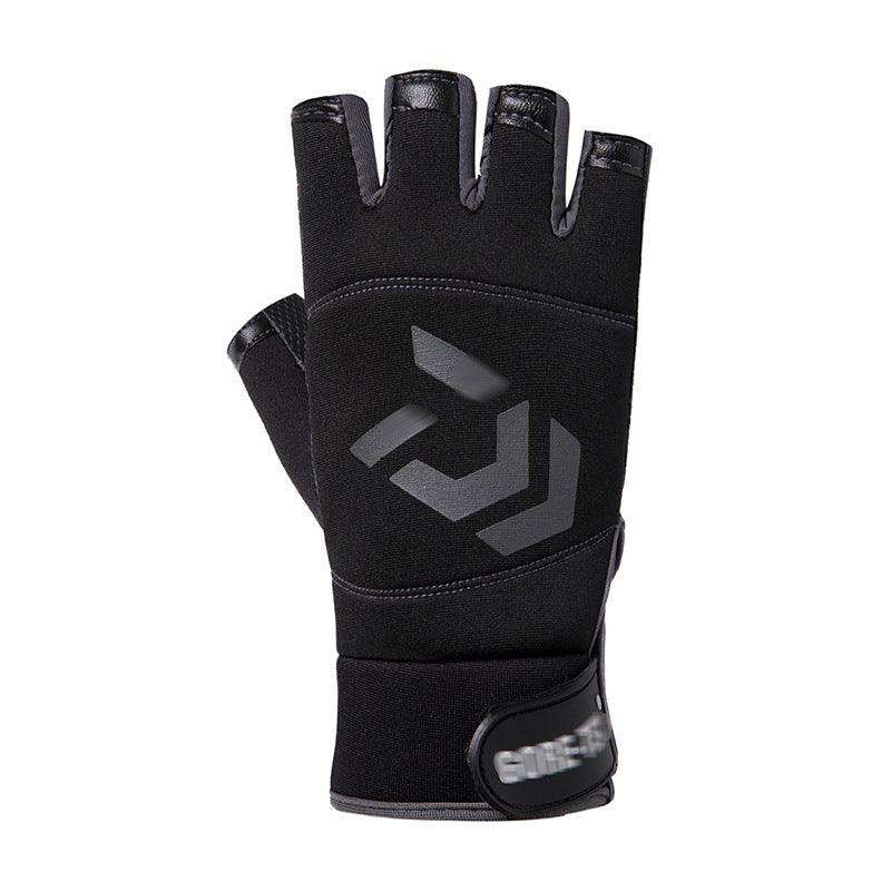 Outdoor Fishing Gloves Windproof Waterproof Fingerless Gloves - Nioor