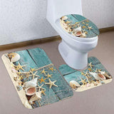 European Style Toilet Three-piece Bathroom Non-slip Mat - Nioor