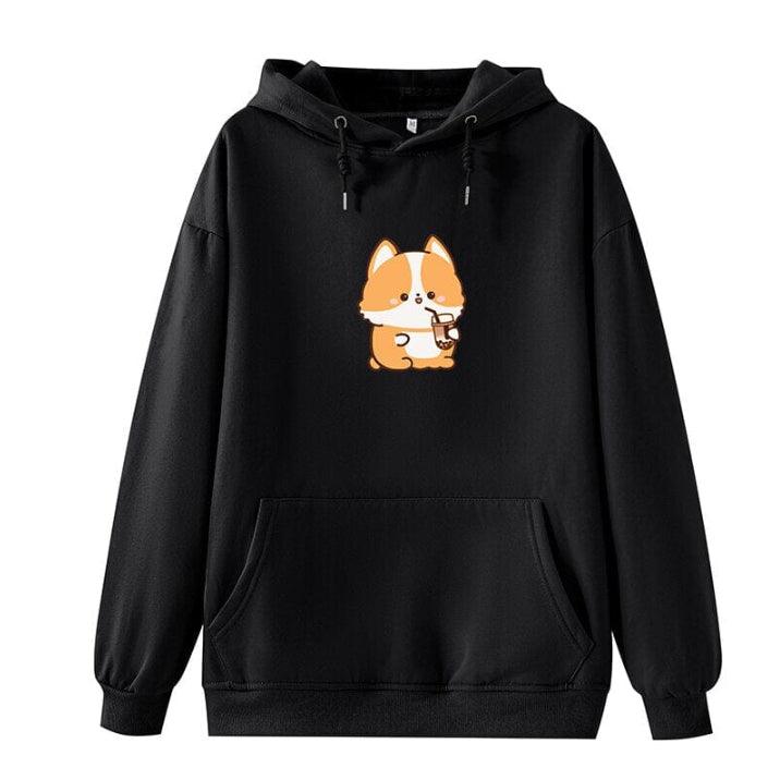 European And American Loose Digital Cartoon Printed Hoodie - Nioor