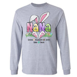 Family Easter Grandma Rabbit Print Long Sleeve - Nioor