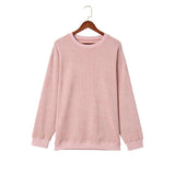 Fashion Solid Color Pullover Women - Nioor