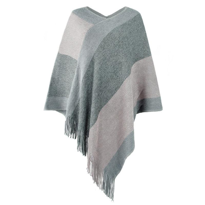 Fashion Tassel Knitted Scarf Shawl - Nioor