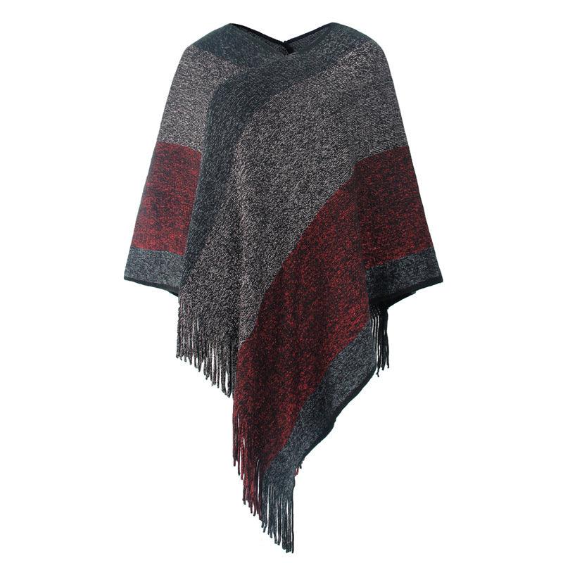 Fashion Tassel Knitted Scarf Shawl - Nioor