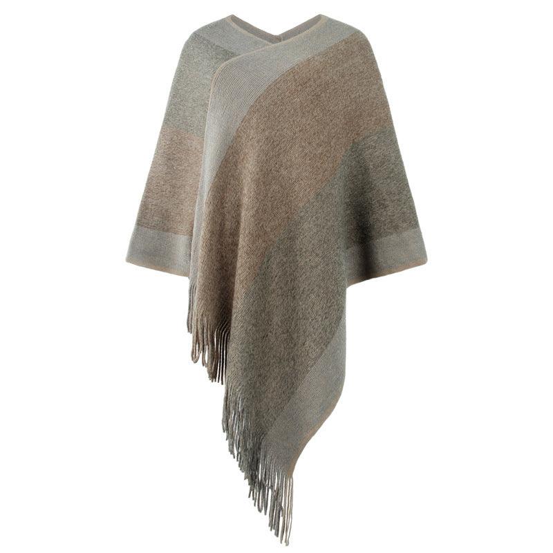 Fashion Tassel Knitted Scarf Shawl - Nioor