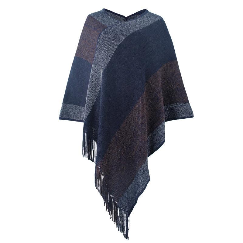 Fashion Tassel Knitted Scarf Shawl - Nioor