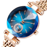 Women's Fashion Cut Two Hands Waterproof Quartz Watch - Nioor