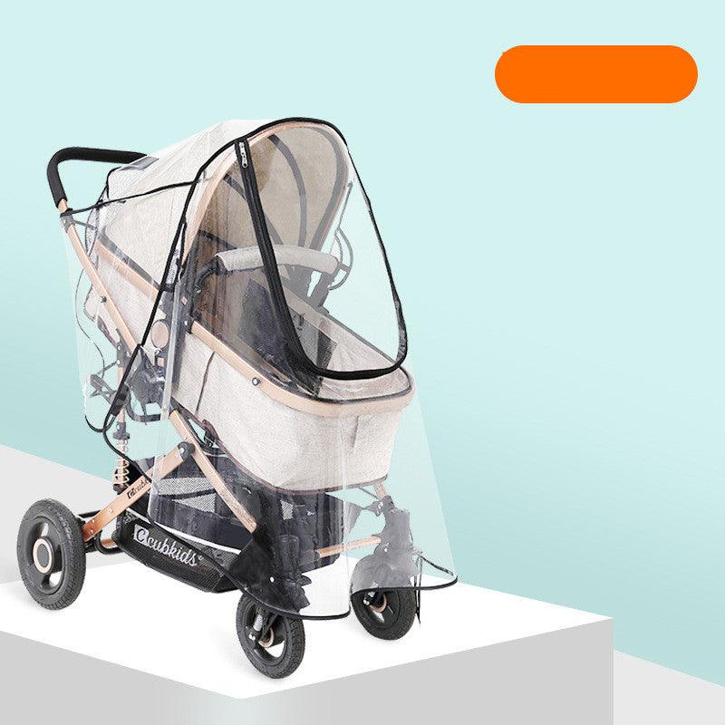 Baby Stroller Transparent Raincoat Windshield For All Seasons - Nioor