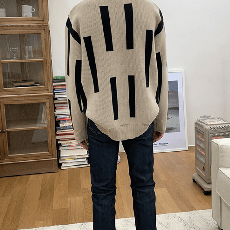 Sweater Retro Japanese Lazy Men's Sweater Casual - Nioor