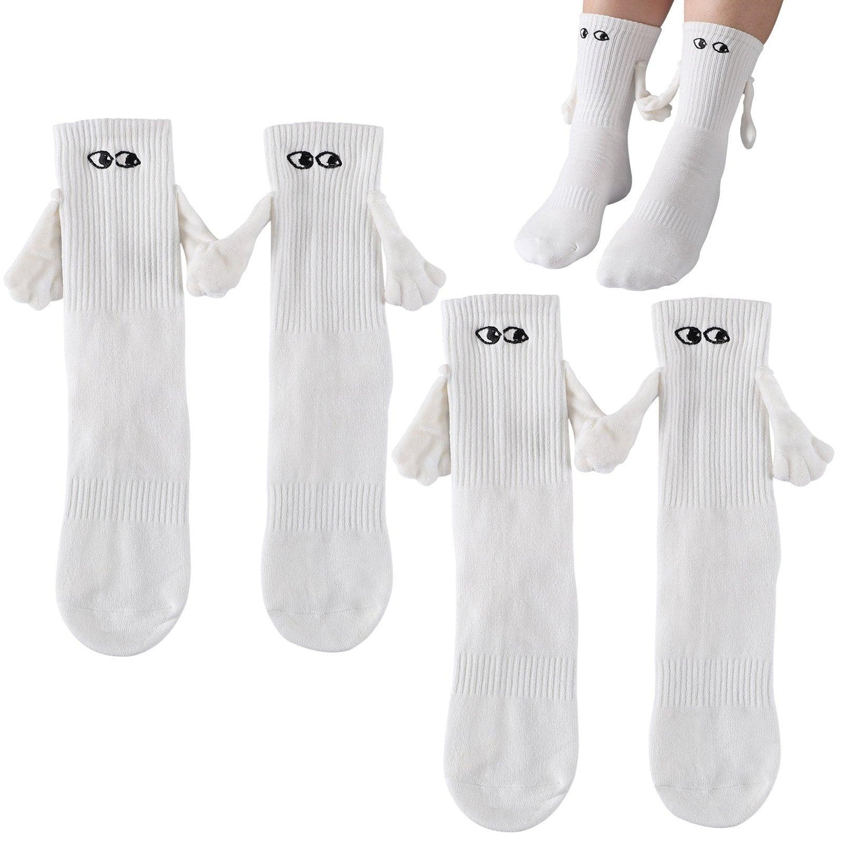 Men's And Women's Fashion Simple Magnet Socks - Nioor