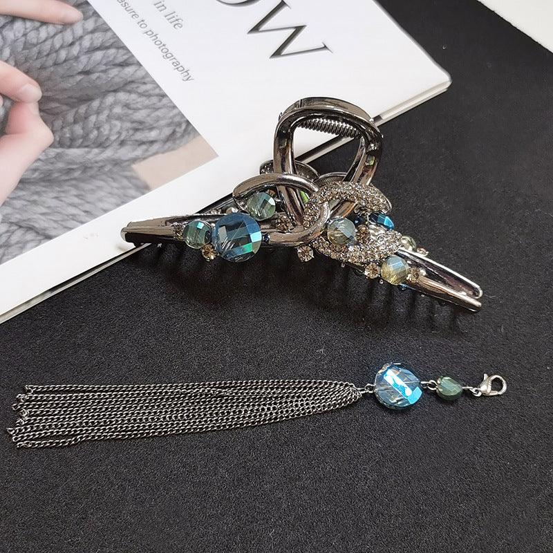 Grab Clip Metal Hairpin Female Back Of Head Pan Hair Shark - Nioor