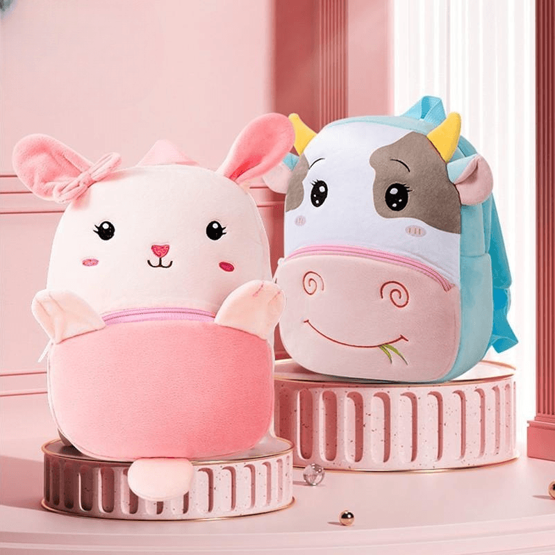 New Plush Children's Kindergarten Cute Child Baby Backpack - Nioor