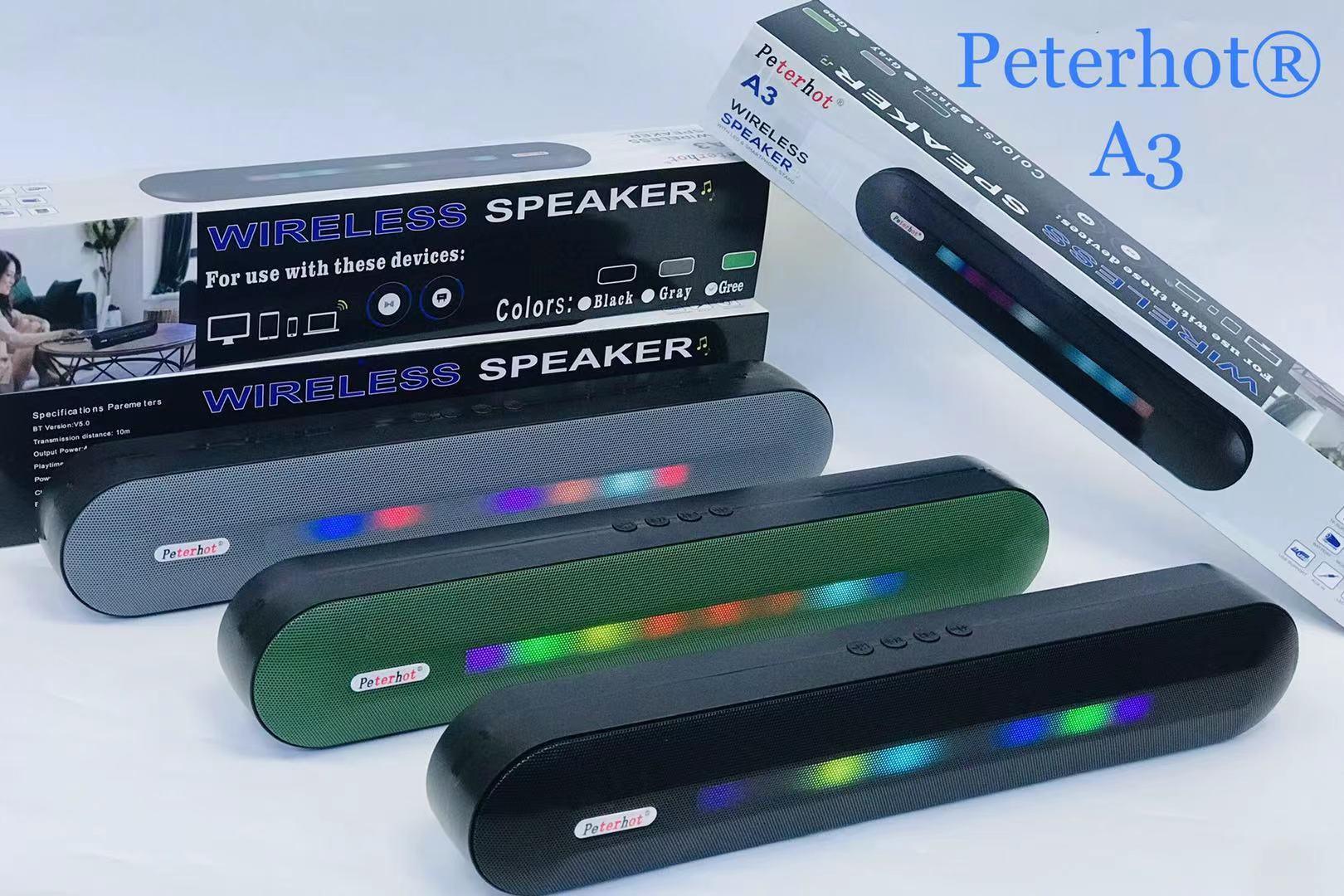 Bluetooth Speaker With Long LED Breathing Light - Nioor