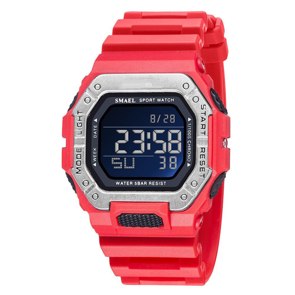 Men's And Women's Fashion Multifunctional Waterproof Sports Electronic Watch - Nioor