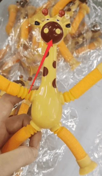 Giraffe Tubes Sensory Toys Novelty Spring Fidget Toy Stretch Tube Stress Relief Toy For Kid Birthday Gift Party Favors - Nioor