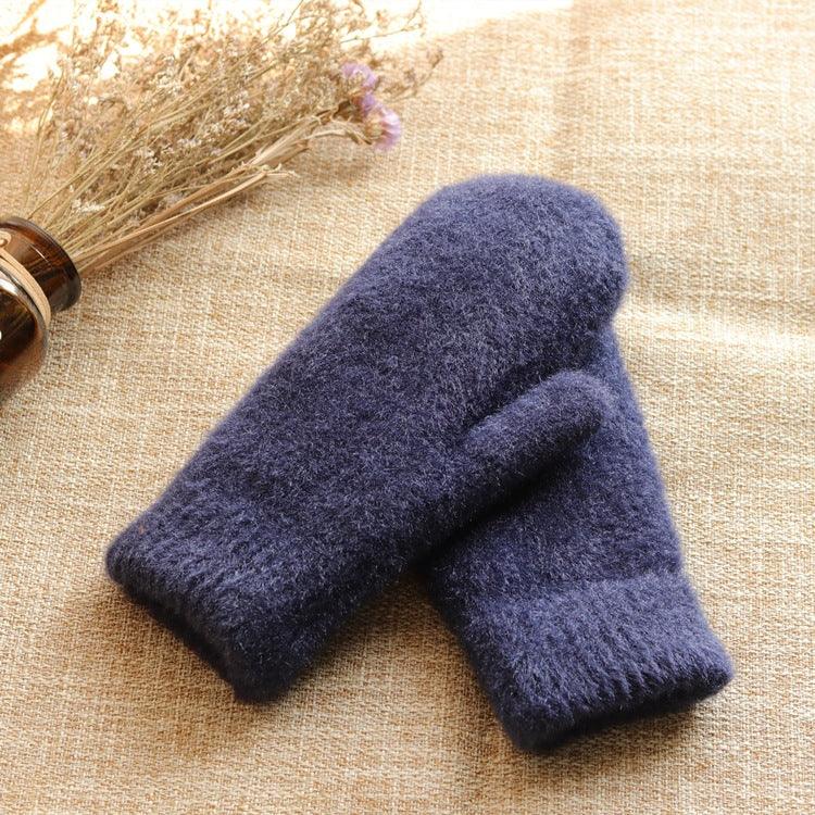 Korean-style Knitted Thermal Gloves - Nioor