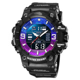 Men's Sports Waterproof Multifunctional Electronic Watch - Nioor