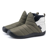 Medium Top Indoor Cotton Shoes Waterproof Boots - Nioor