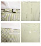 Non-iron Men's Striped Shorts Bubble Yarn Breathable - Nioor