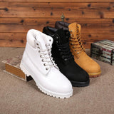 Men's Fashionable Warm High-top Boots - Nioor