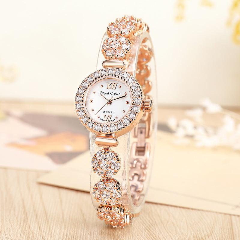 Watch Bracelet Quartz Full Star Diamond Women's Watch - Nioor