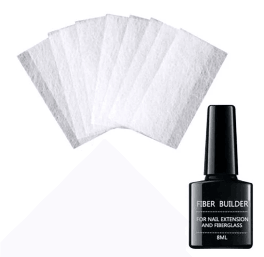 Fiber extension adhesive for nail polish repair - Nioor