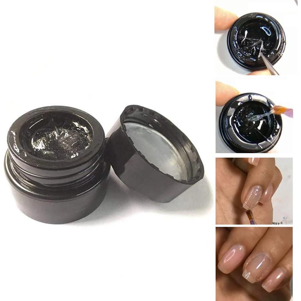 Fiber extension rubber reinforcement repair nail polish - Nioor