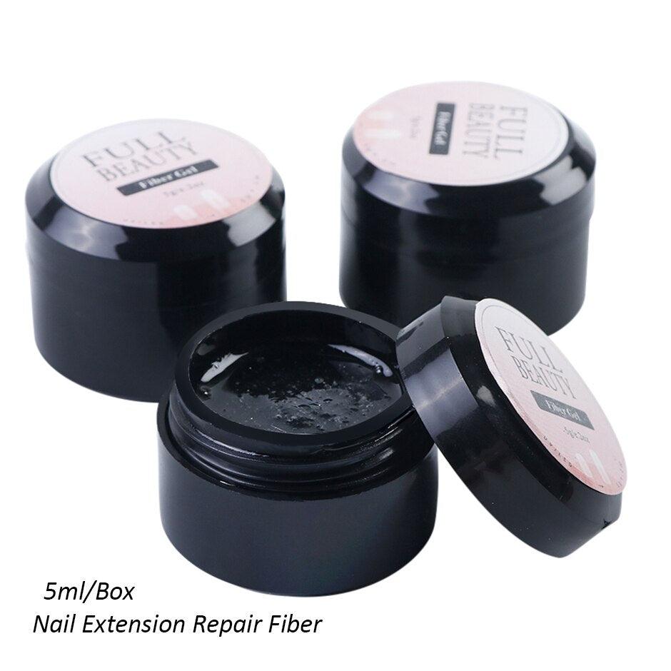 Fiber extension rubber reinforcement repair nail polish - Nioor