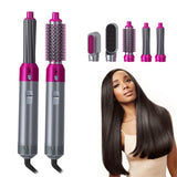 Five-in-one Hot Air Comb Automatic Hair Curler For Curling Or Straightening - Nioor