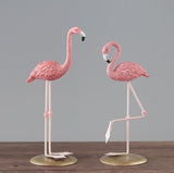 Flamingo ornament stand art statue art gift - Nioor