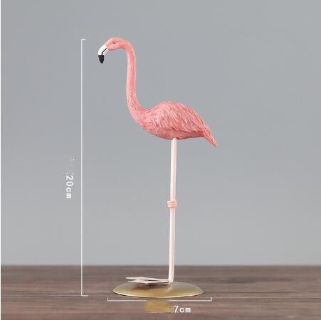 Flamingo ornament stand art statue art gift - Nioor