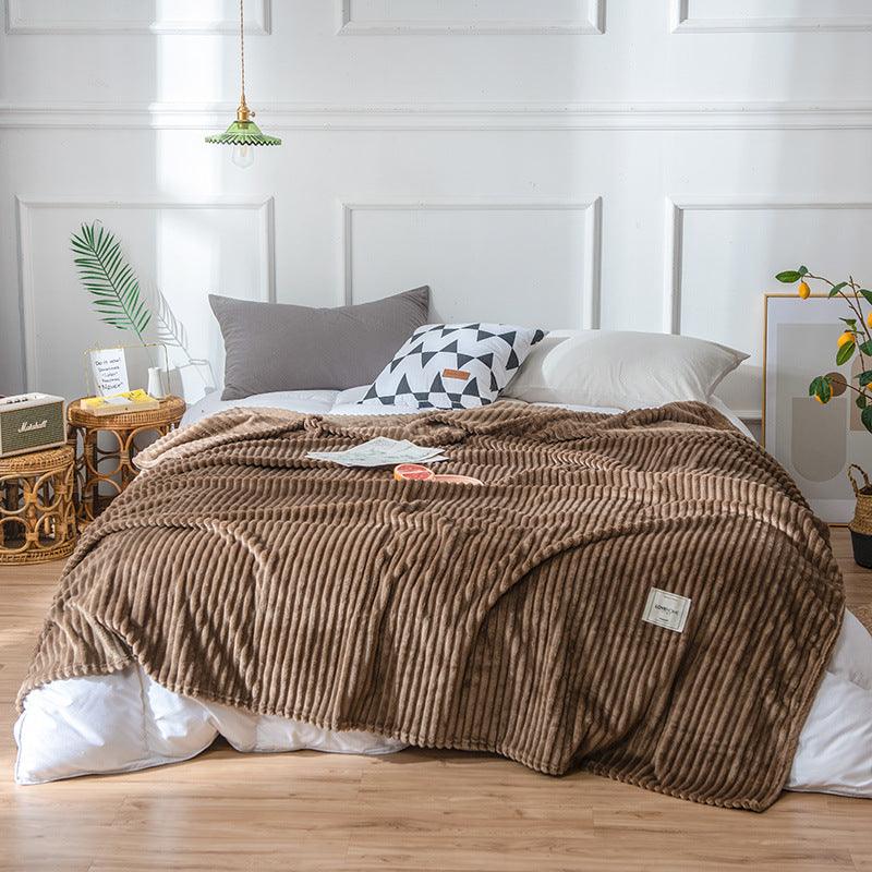 Flannel sheets Solid blanket - Nioor