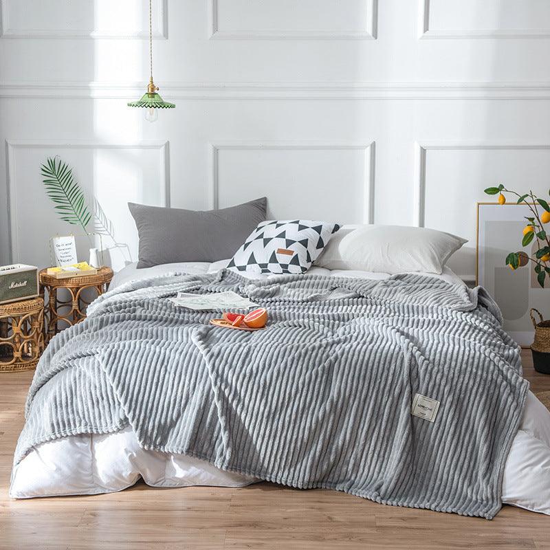 Flannel sheets Solid blanket - Nioor