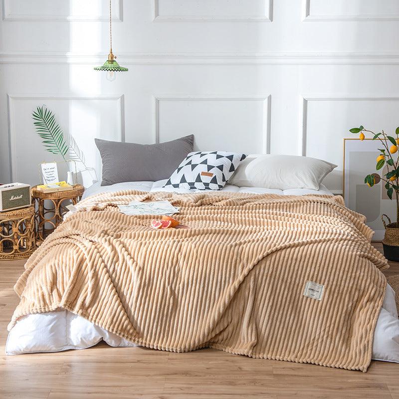 Flannel sheets Solid blanket - Nioor