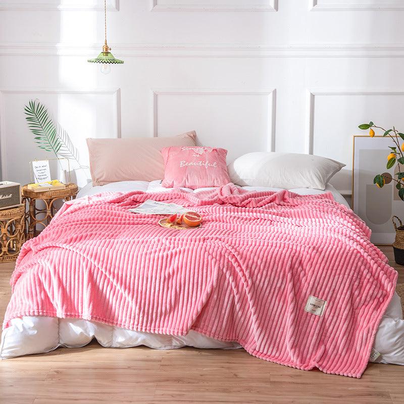 Flannel sheets Solid blanket - Nioor