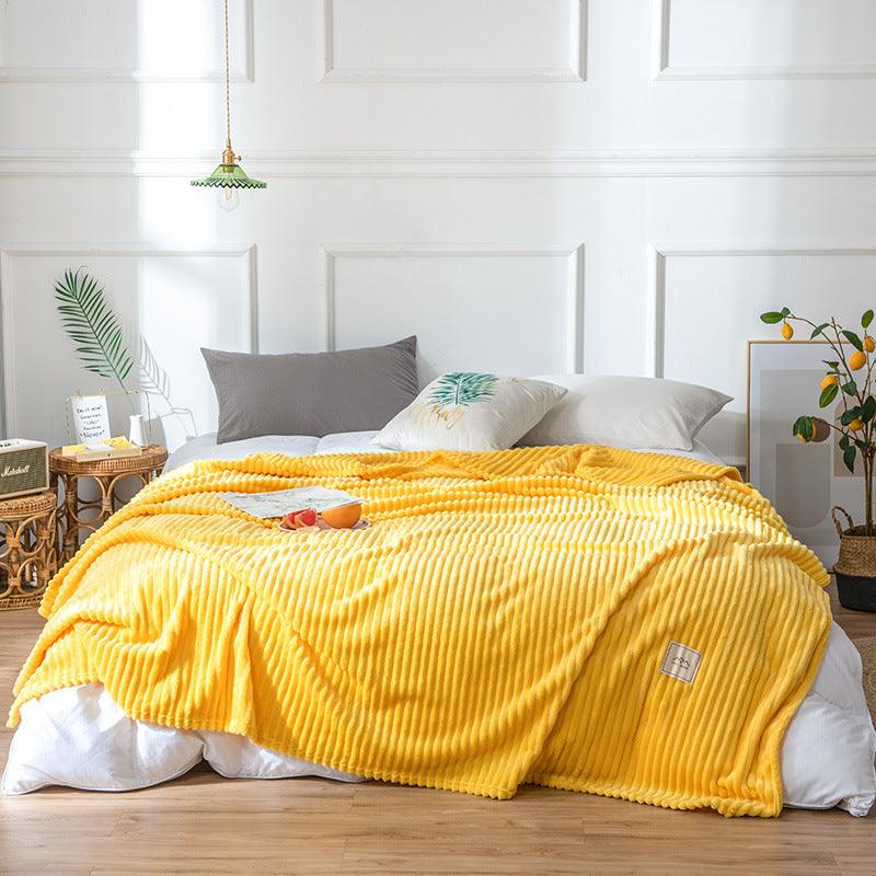 Flannel sheets Solid blanket - Nioor