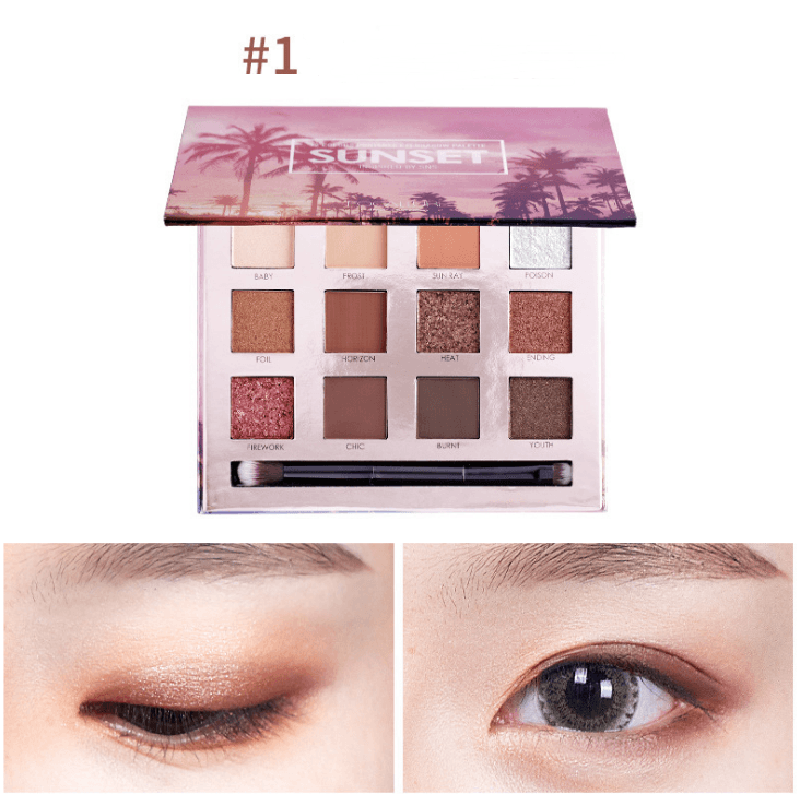 Focallure Shining Eyeshadow 12 Colors Palette - Nioor