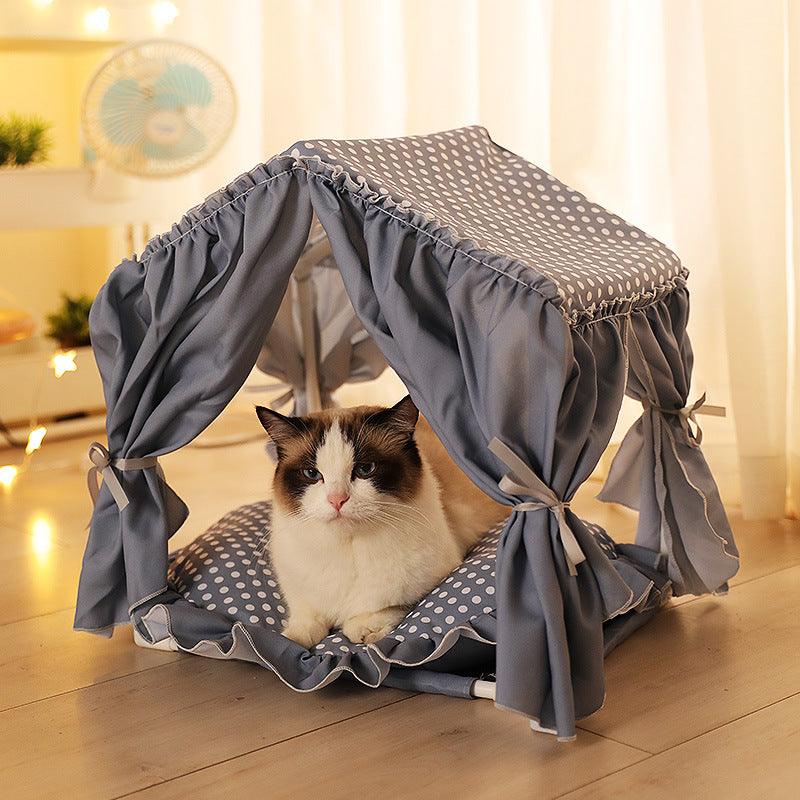 Foldable Summer Cat Bed House Cat Tent Kennel Pet Beds For Dog Cat House Dog Bed Dog House Cat Hammock Pet Products - Nioor