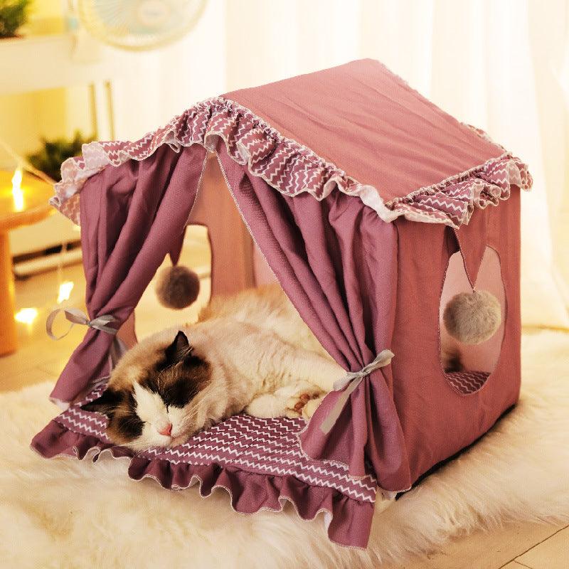 Foldable Summer Cat Bed House Cat Tent Kennel Pet Beds For Dog Cat House Dog Bed Dog House Cat Hammock Pet Products - Nioor